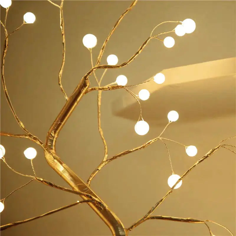 LED Copper Wire Light Bedroom Light