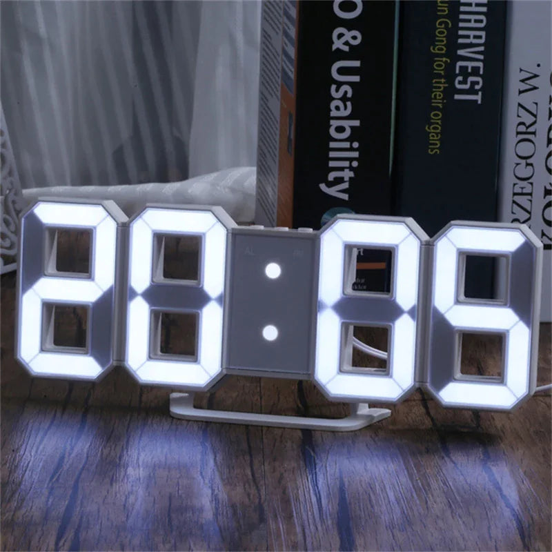 Digital 3D LED Desk Alarm Clock