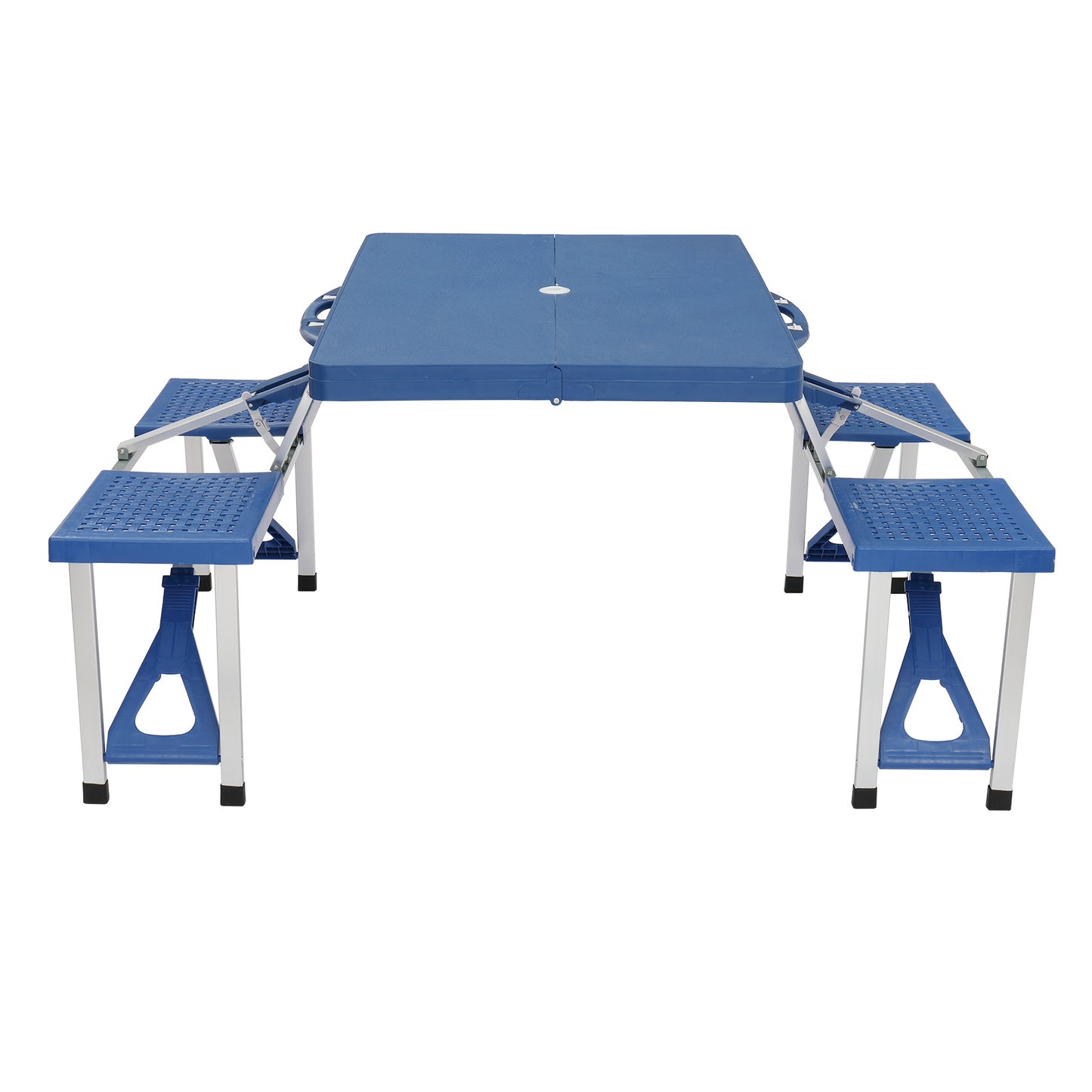 Blue Camping Table And Chairs